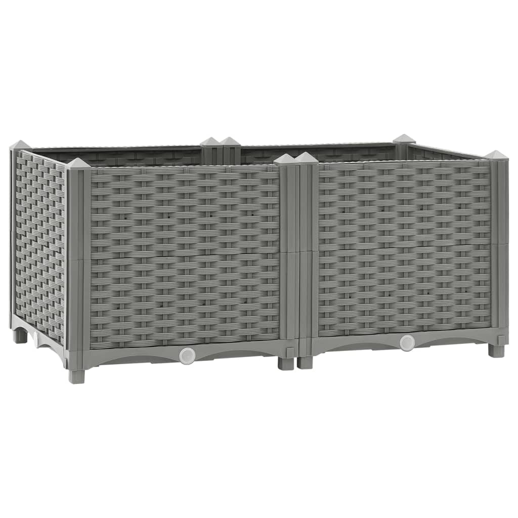 vidaXL Raised Bed 80x40x38 cm Polypropylene