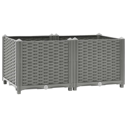 vidaXL Raised Bed 80x40x38 cm Polypropylene