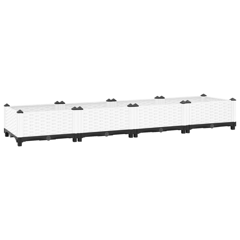 vidaXL Raised Bed 160x40x23 cm Polypropylene