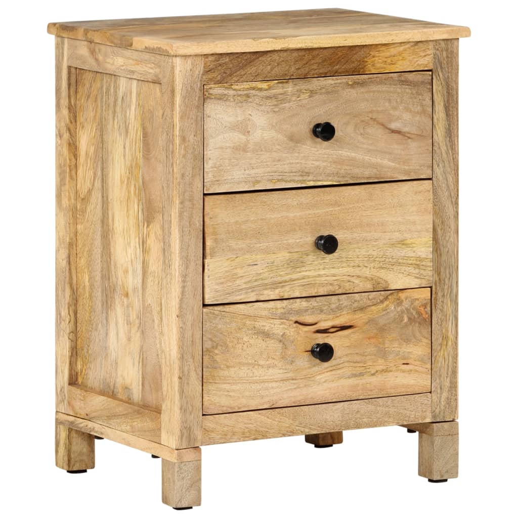 vidaXL Bedside Cabinet 45x35x60 cm Solid Wood Mango