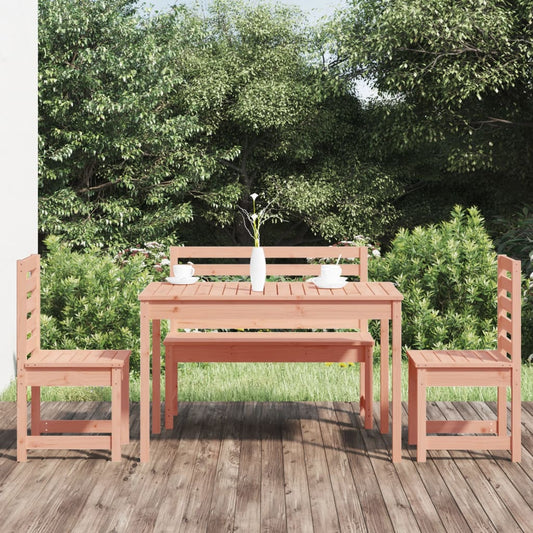 vidaXL 4 Piece Garden Dining Set Solid Wood Douglas