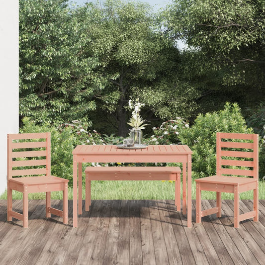vidaXL 4 Piece Garden Dining Set Solid Wood Douglas