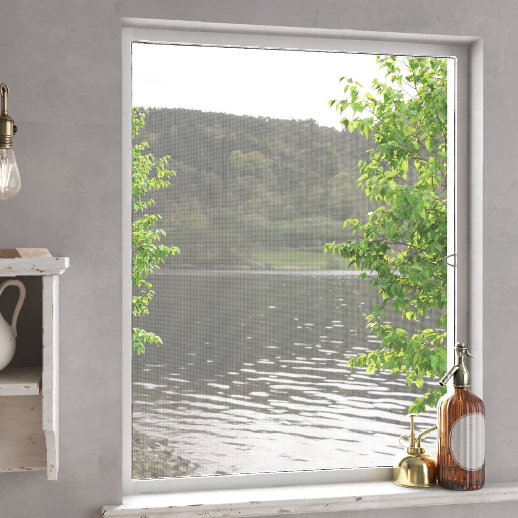 vidaXL Insect Screen for Windows White 100x120 cm