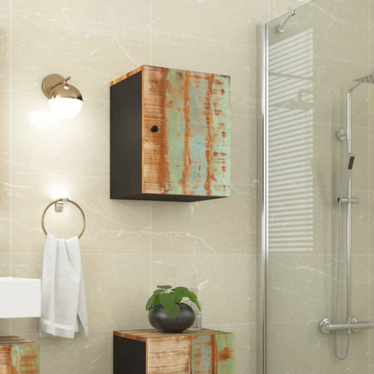 vidaXL Bathroom Wall Cabinet 38x33x48 cm Solid Wood Reclaimed