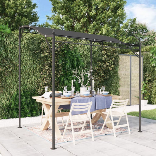vidaXL Canopy Anthracite 2x2.3 m 180 g/må_ Fabric and Steel