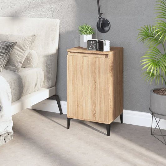 vidaXL Bedside Cabinet Sonoma Oak 40x35x70 cm Engineered Wood