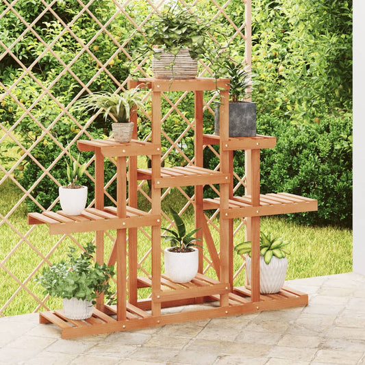 vidaXL Flower Stand 110x25x96 cm Solid Wood Fir