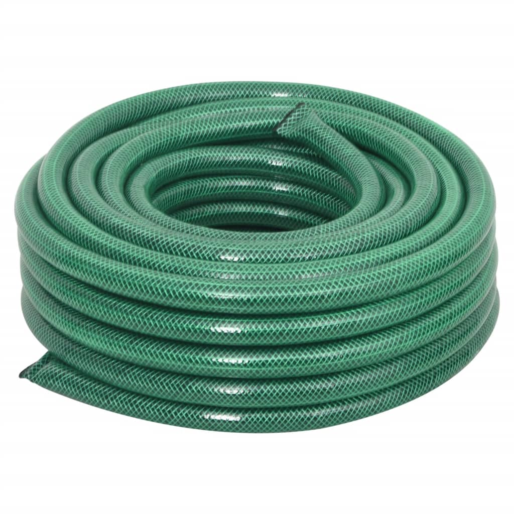 vidaXL Garden Hose Green 0.9" 10 m PVC