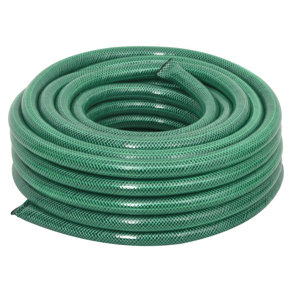 vidaXL Garden Hose Green 0.9" 20 m PVC