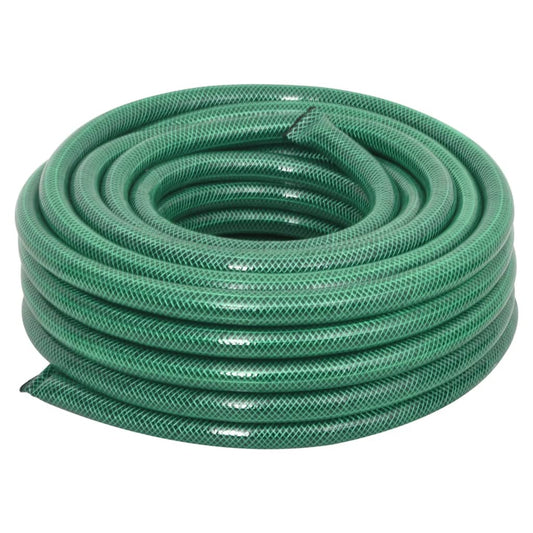 vidaXL Garden Hose Green 0.9" 50 m PVC