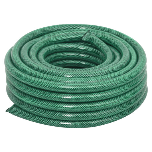vidaXL Garden Hose Green 0.9" 100 m PVC
