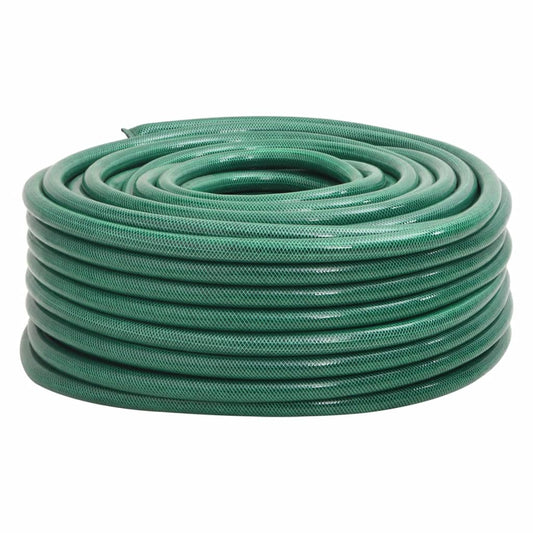 vidaXL Garden Hose Green 1.3" 20 m PVC