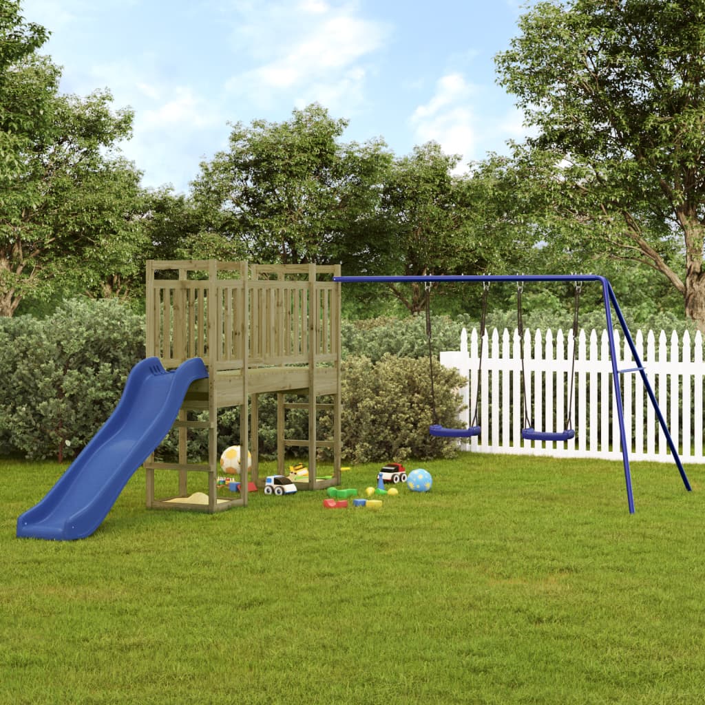 vidaXL Outdoor Playset Impregnated Wood Pine