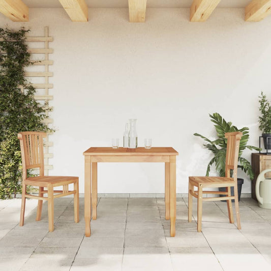 vidaXL 3 Piece Garden Dining Set Solid Wood Teak