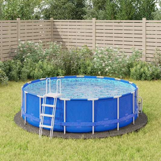 vidaXL Pool Ground Cloth Light Grey Ì÷366 cm Polyester Geotextile
