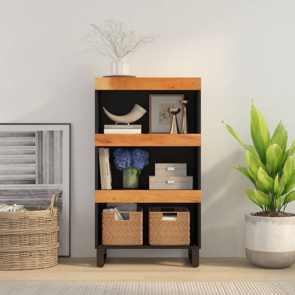 vidaXL Side Cabinet 60x33x107 cm Solid Wood Acacia