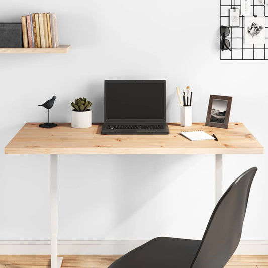vidaXL Desk Top 110x60x2.5 cm Solid Wood Pine