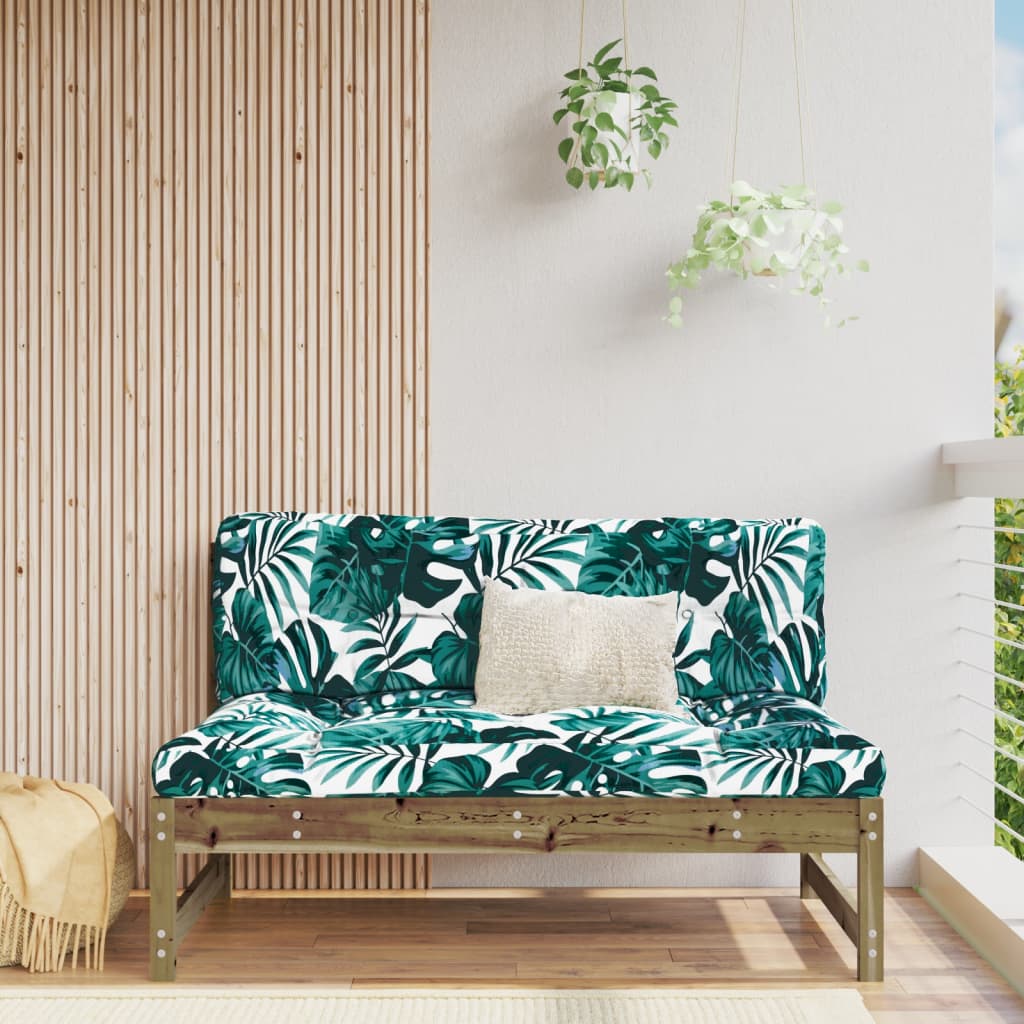 vidaXL Middle Sofa 120x80 cm Impregnated Wood Pine