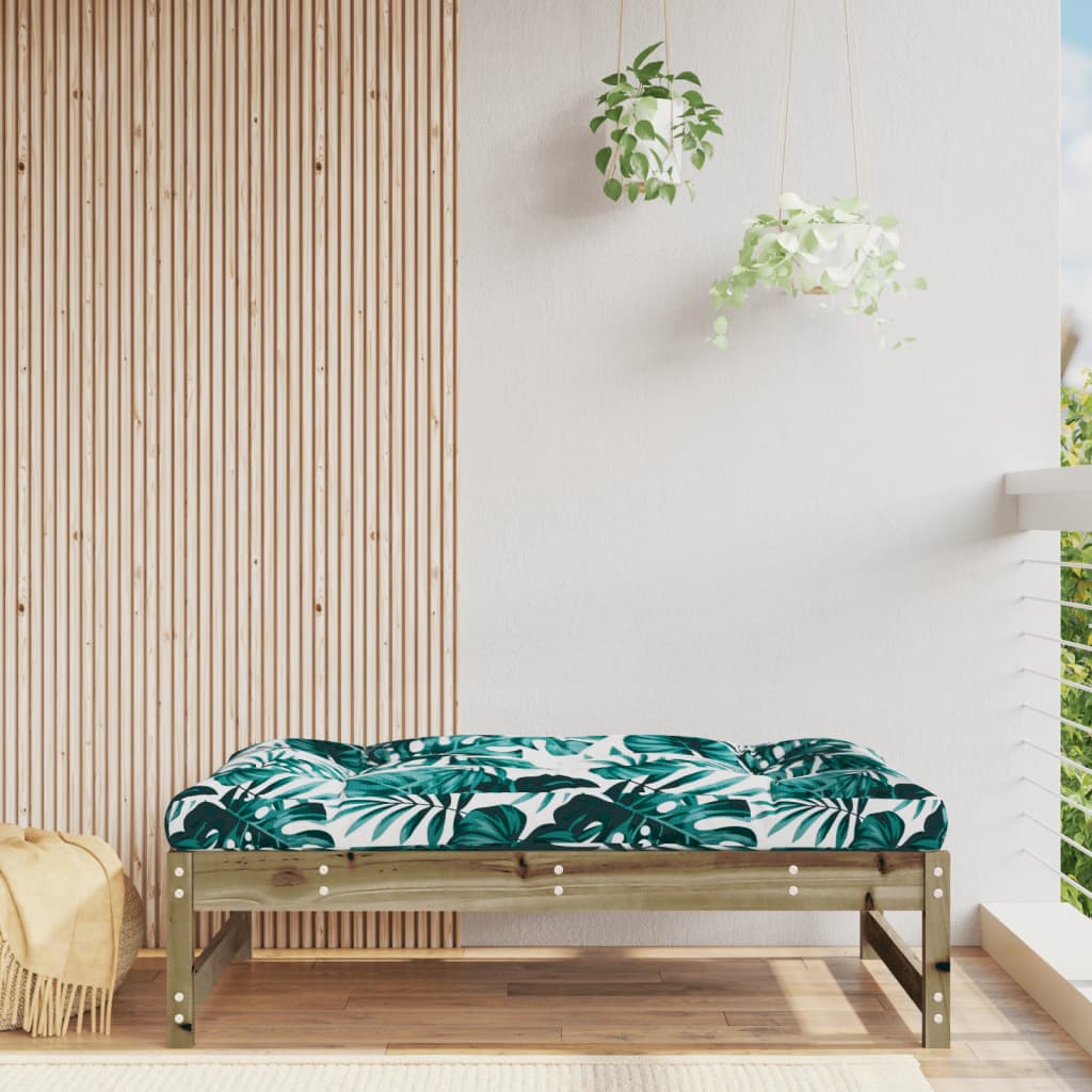 vidaXL Garden Footstool 120x80 cm Impregnated Wood Pine