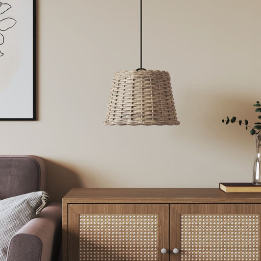 vidaXL Ceiling Lamp Shade Brown Ì÷30x20 cm Wicker