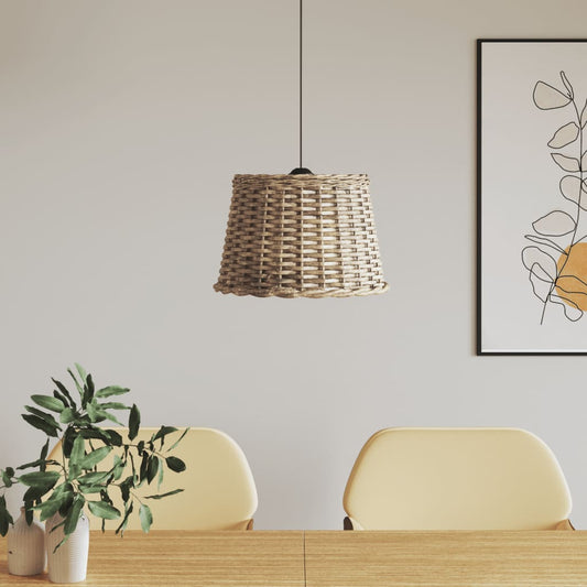 vidaXL Ceiling Lamp Shade Brown Ì÷40x26 cm Wicker