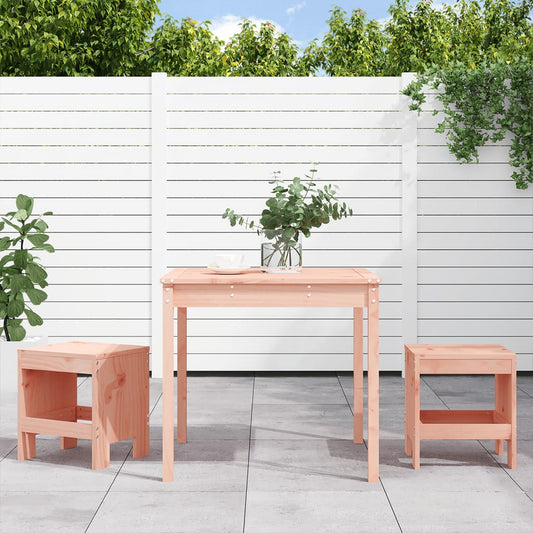 vidaXL 3 Piece Garden Bistro Set Solid Wood Douglas