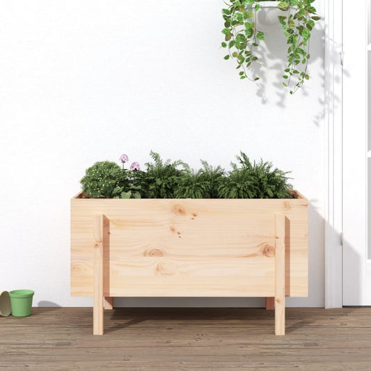 vidaXL Garden Raised Bed 101x50x57 cm Solid Wood Pine