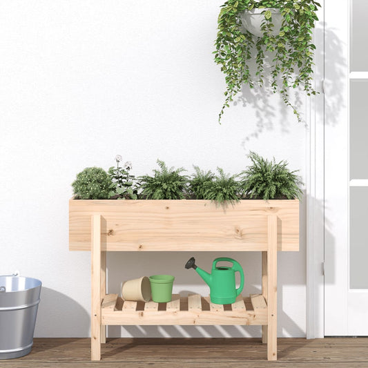 vidaXL Garden Raised Bed 101x30x69 cm Solid Wood Pine