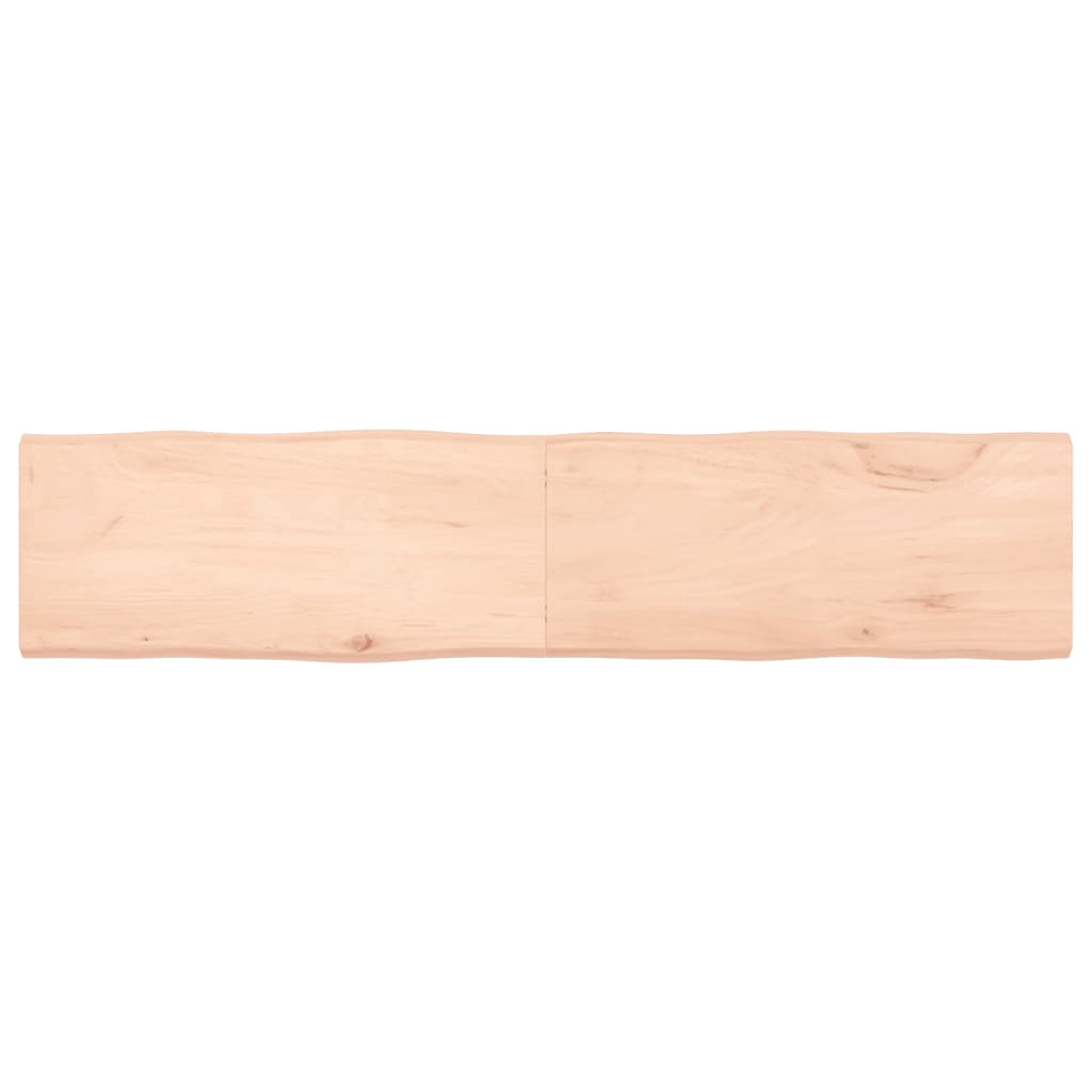 vidaXL Table Top 180x40x(2-4) cm Untreated Solid Wood Live Edge