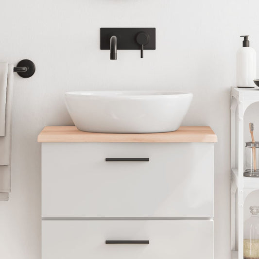 vidaXL Bathroom Countertop 60x30x2 cm Untreated Solid Wood