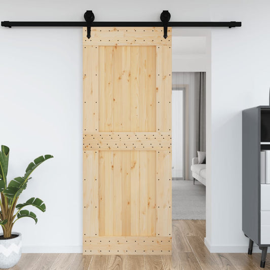 vidaXL Door NARVIK 90x210 cm Solid Wood Pine