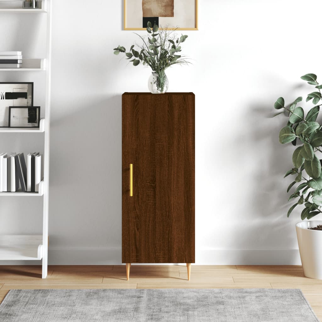 vidaXL Sideboard Brown Oak 34.5x34x90 cm Engineered Wood