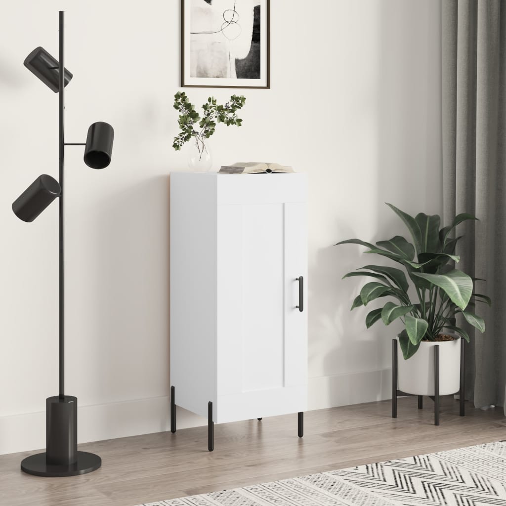 vidaXL Sideboard White 34.5x34x90 cm Engineered Wood