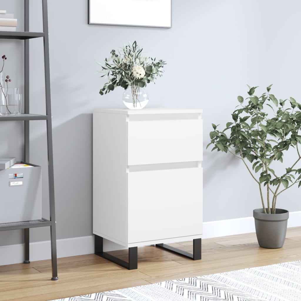 vidaXL Sideboard White 40x35x70 cm Engineered Wood