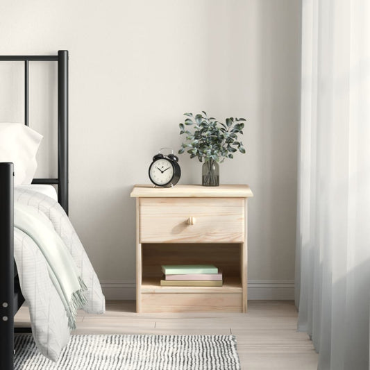 vidaXL Bedside Cabinet ALTA 43x35x40.5 cm Solid Wood Pine