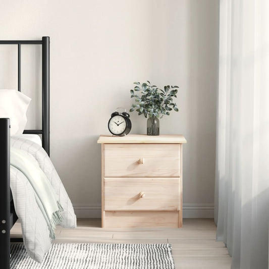 vidaXL Bedside Cabinet ALTA 43x35x40.5 cm Solid Wood Pine