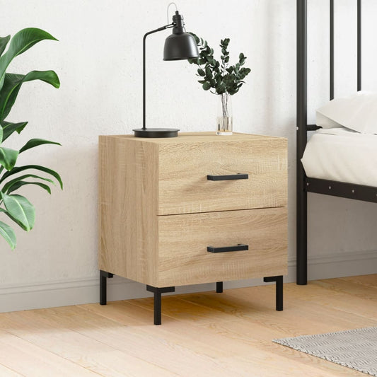 vidaXL Bedside Cabinet Sonoma Oak 40x35x47.5 cm Engineered Wood