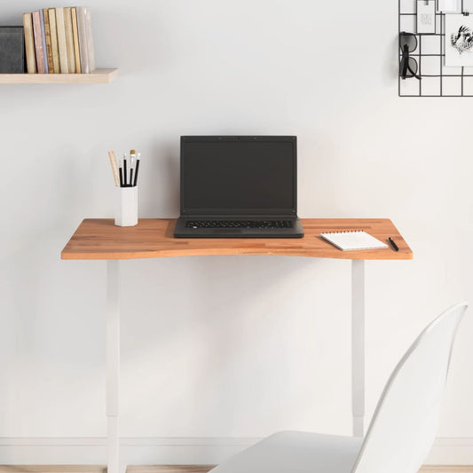 vidaXL Desk Top 80x(36-40)x1.5 cm Solid Wood Beech