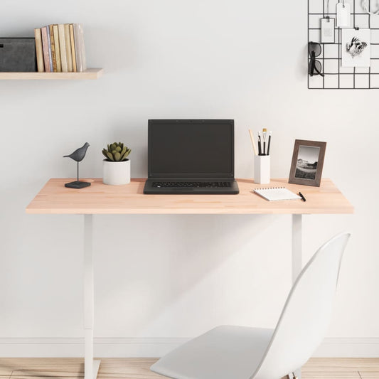 vidaXL Desk Top 100x50x1.5 cm Solid Wood Beech