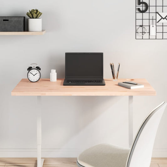 vidaXL Desk Top 100x50x2.5 cm Solid Wood Beech