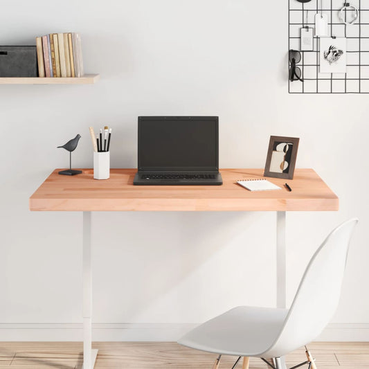 vidaXL Desk Top 100x60x4 cm Solid Wood Beech