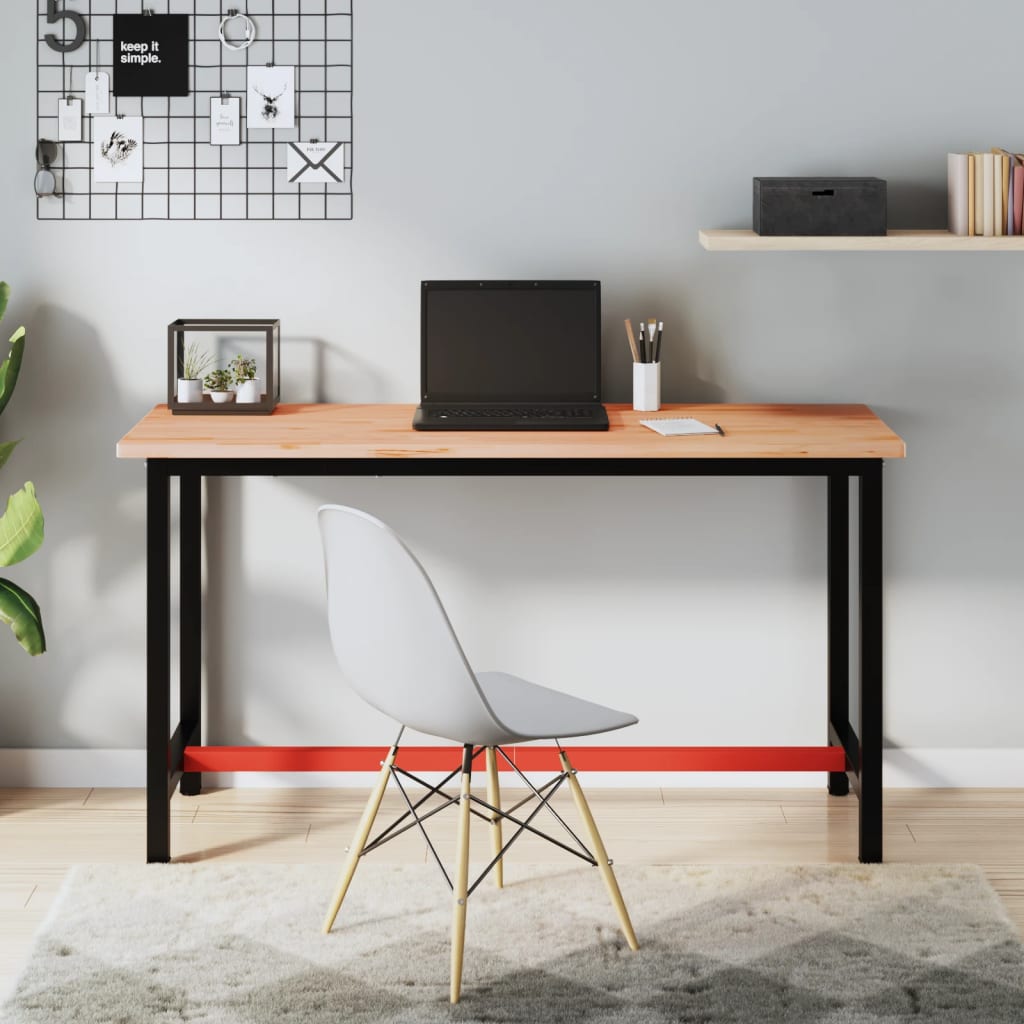 vidaXL Workbench Top 150x55x2.5 cm Solid Wood Beech