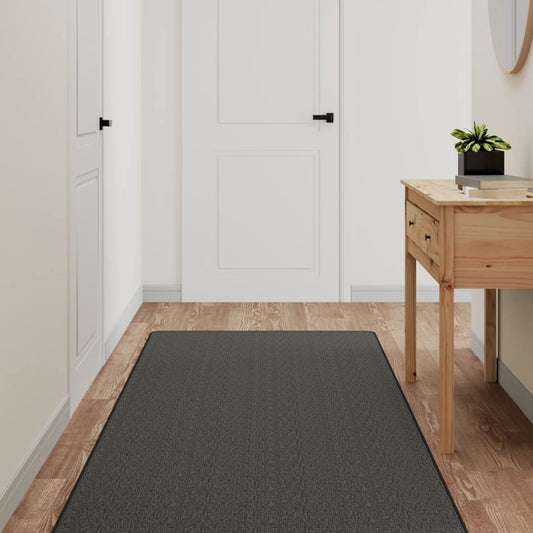 vidaXL Carpet Runner Sisal Look Anthracite 80x200 cm