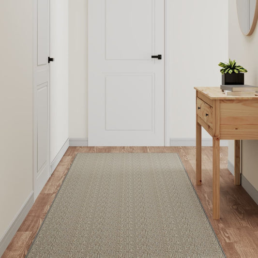 vidaXL Carpet Runner Sisal Look Silver 80x300 cm