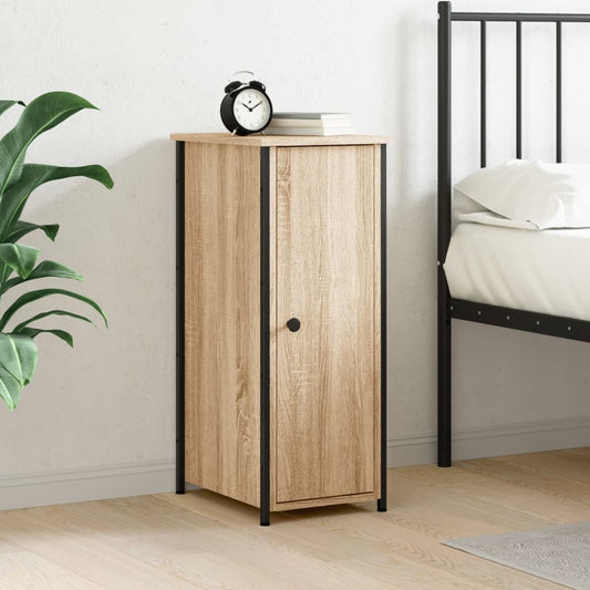 vidaXL Bedside Cabinet Sonoma Oak 32x42x80 cm Engineered Wood