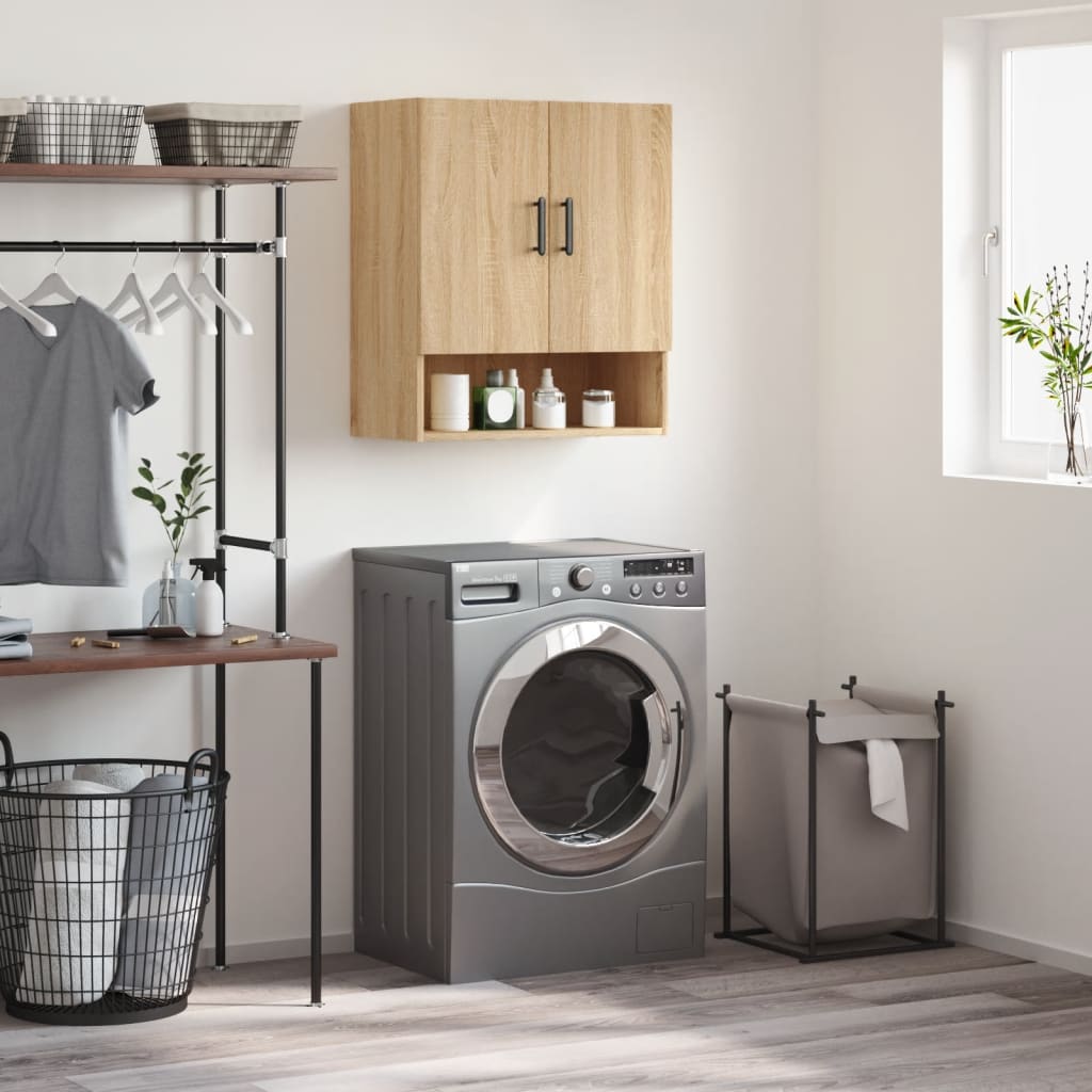 vidaXL Wall Cabinet Sonoma Oak 60x31x70 cm Engineered Wood