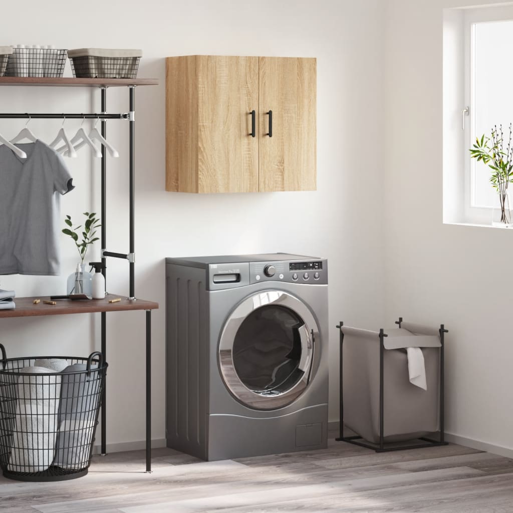 vidaXL Wall Cabinet Sonoma Oak 60x31x60 cm Engineered Wood