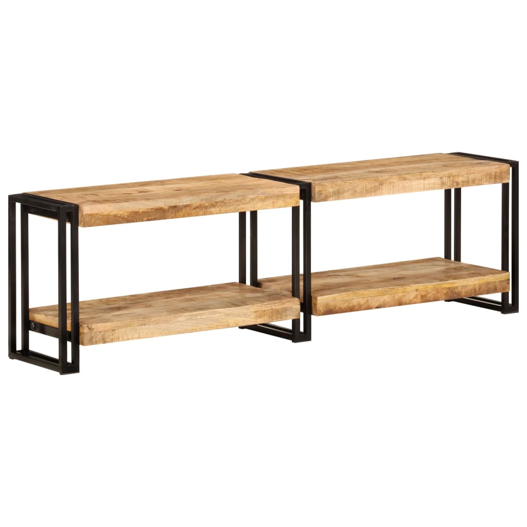 vidaXL TV Cabinet 140x30x40 cm Solid Wood Mango
