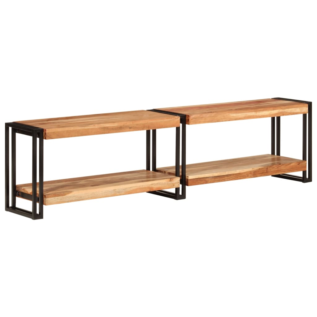 vidaXL TV Cabinet 160x30x40 cm Solid Wood Acacia