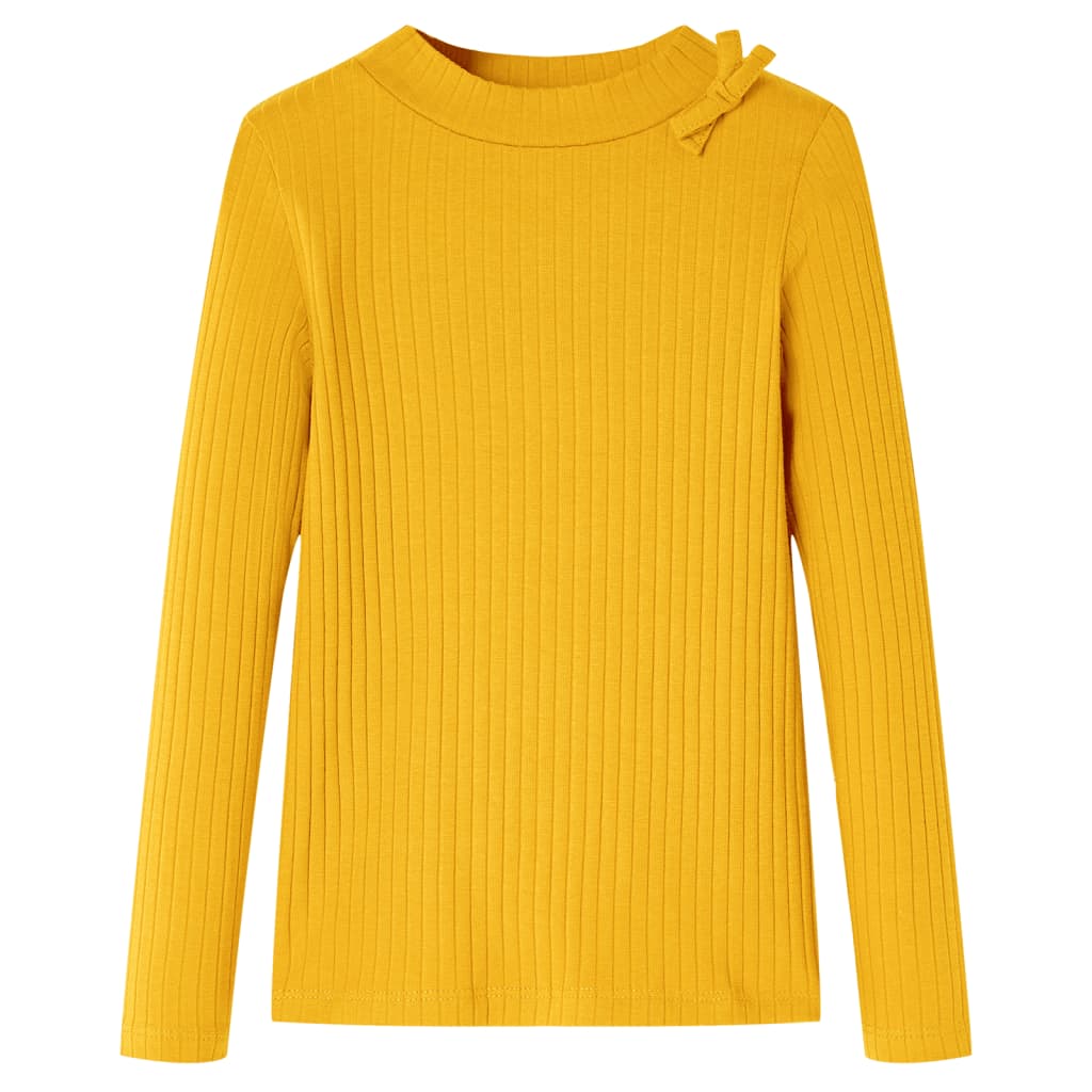 Kids' T-shirt with Long Sleeves Ochre 92